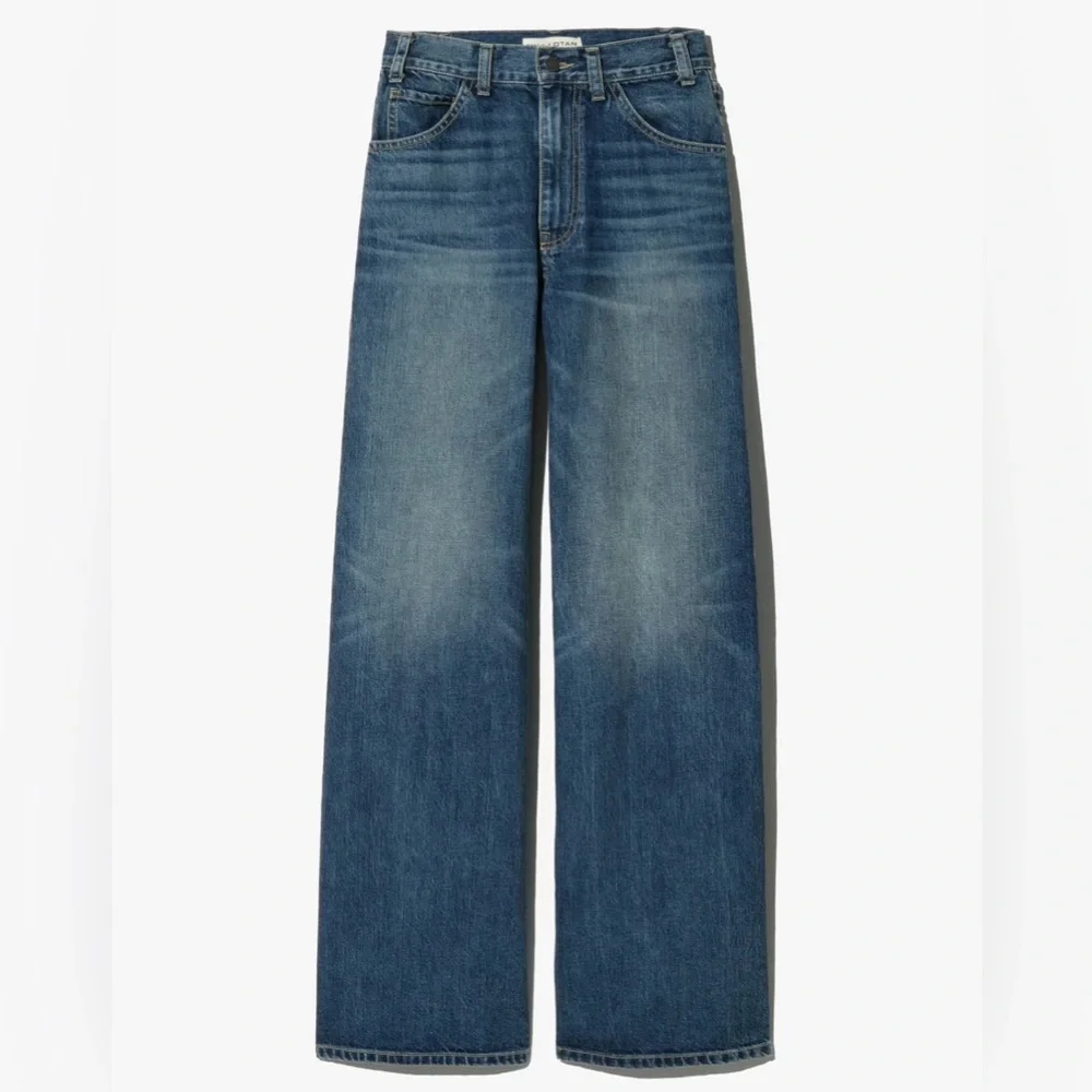 Nili Lotan Dark Blue Flare Jeans - Picture 4 of 7